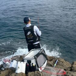 兵庫県三尾（前田渡船）で磯釣り